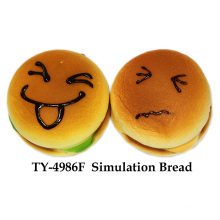 Funny Squeeze juguete de simulación de pan